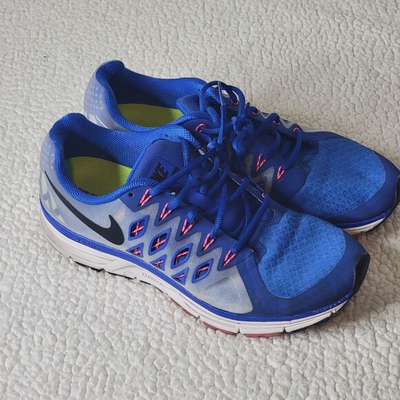 Nike Women's Zoom Vomero Size 12 (642196-400) Blue Running Shoes Lace Up UK 9.5 - Picture 1 of 9